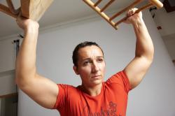 ANGELINA STANDING POSE WITH CHAIR